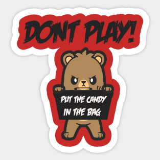 Halloween Bear Sticker